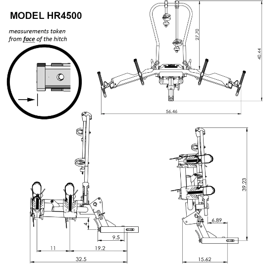 Hollywood Racks - Destination E Bike Rack for Electric Bikes - HR4500