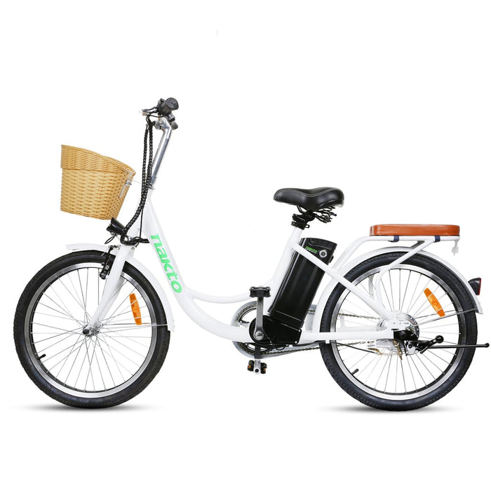 Nakto Elegance City E-Bike 22" in White