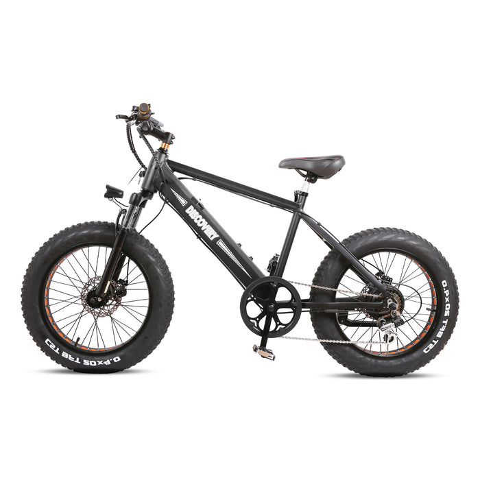 Nakto Discovery Fat Tire Electric Bike Black