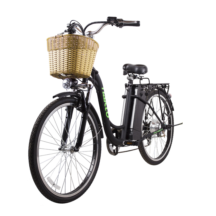 Nakto Camel 26" City Women's Electric Bike With Basket