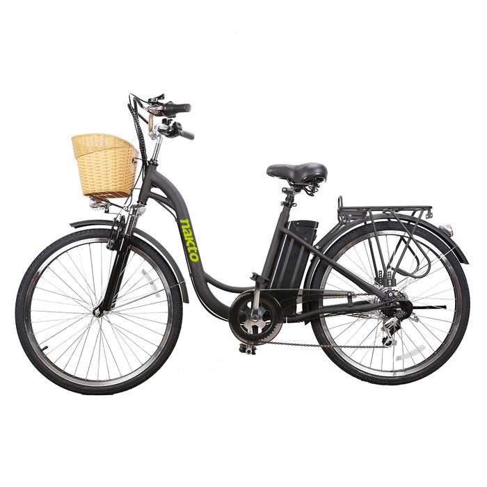 Nakto Camel 26" City Women's Electric Bike With Basket