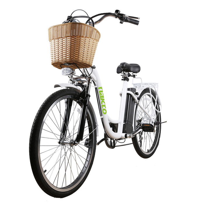 Nakto Camel 26" City Women's Electric Bike With Basket